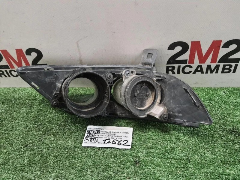 Griglia DI Ventilazione Paraurti INF ANT DX A2468850522 ANT DX Mercedes Classe B W246 2012