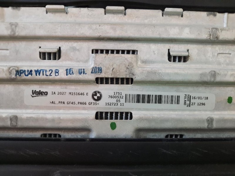 Radiatore Acqua 17118507407 KIT CON ELLETROVENTOLA Bmw Serie 4 F36 GRAN Coupe 2014