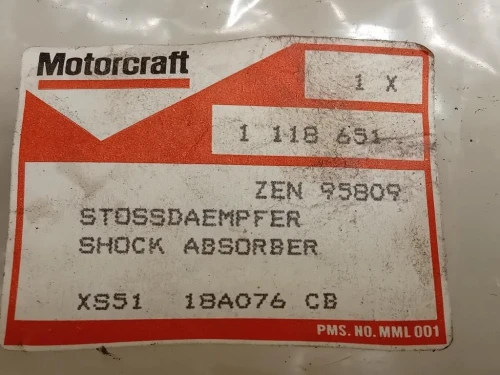 Ammortizzatore POST SX 1118651 Ford KA I 1997