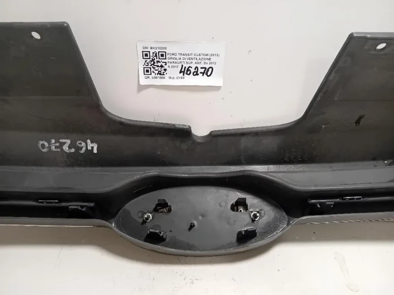 Griglia DI Ventilazione Paraurti SUP ANT BK218200 Ford Transit Custom I 2013