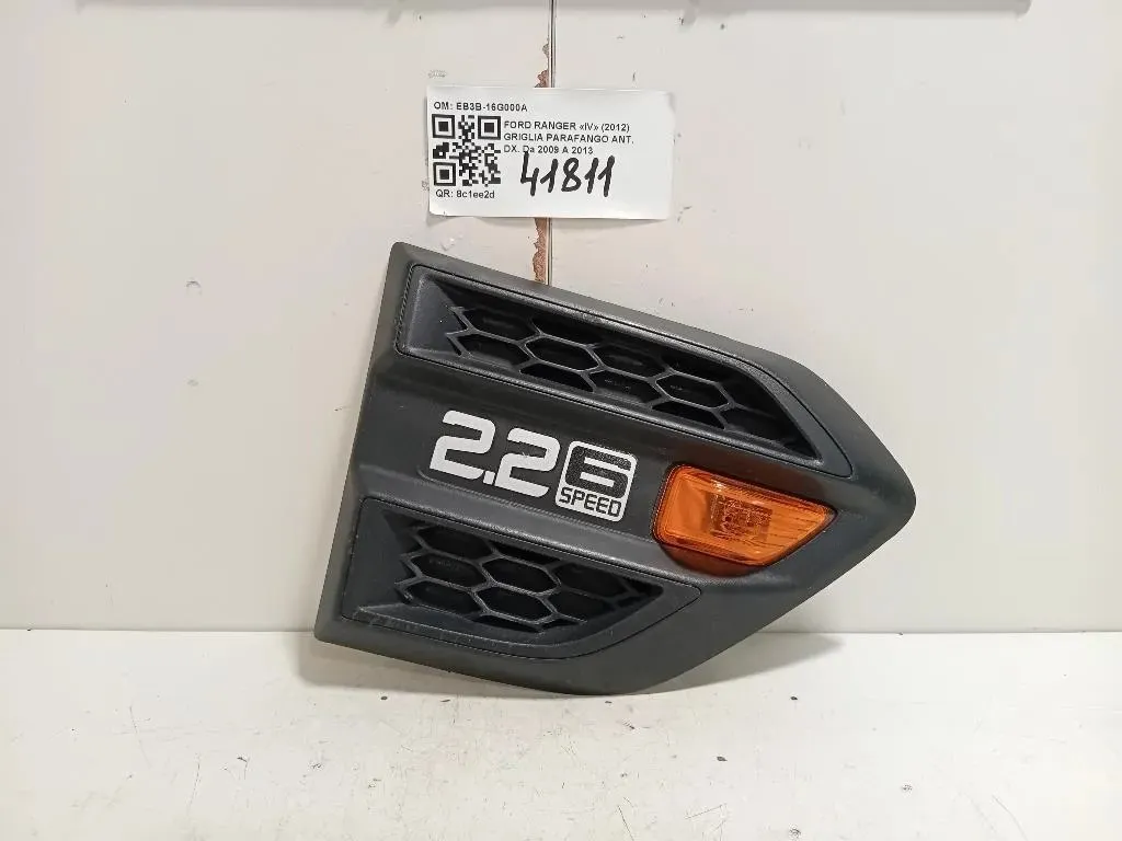 Griglia Parafango ANT DX EB3B-16G000A Ford Ranger IV 2012