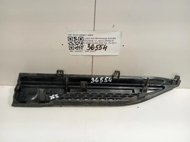 Griglia Parafango ANT SX BJ32-280B11-ABW Land Rover Range Rover Evoque I 2011