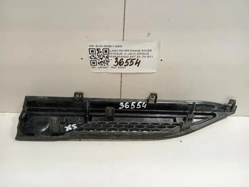 Griglia Parafango ANT SX BJ32-280B11-ABW Land Rover Range Rover Evoque I 2011