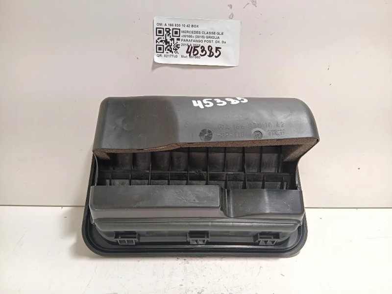 Griglia Parafango POST DX A 166 830 10 42 BOX Mercedes Classe GLE W166 2015