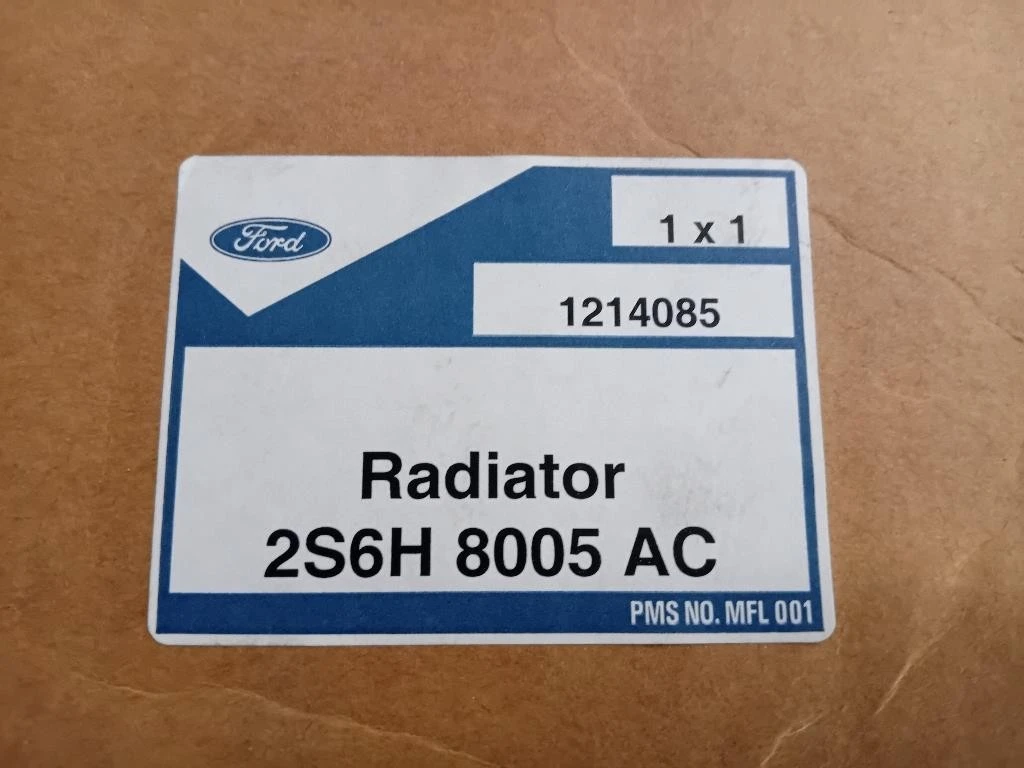 Radiatore Acqua 2S6H 8005 AC Ford Fiesta VI VAN 2008
