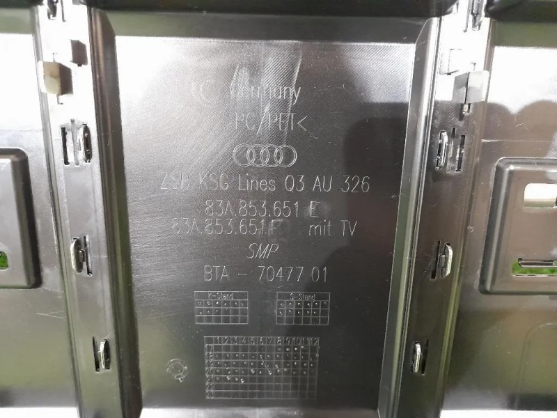 Griglia Radiatore 83A853651E Audi Q3 F3B 2018