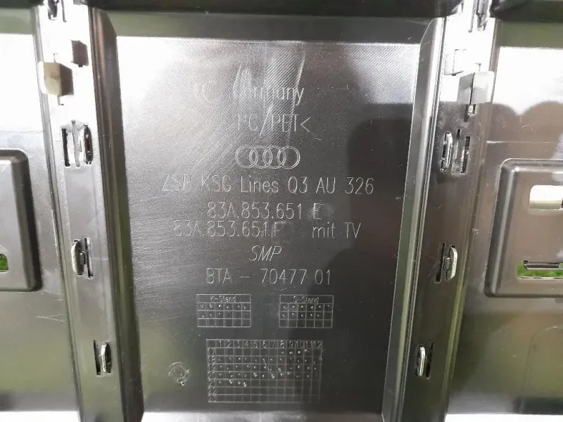 Griglia Radiatore 83A853651E Audi Q3 F3B 2018