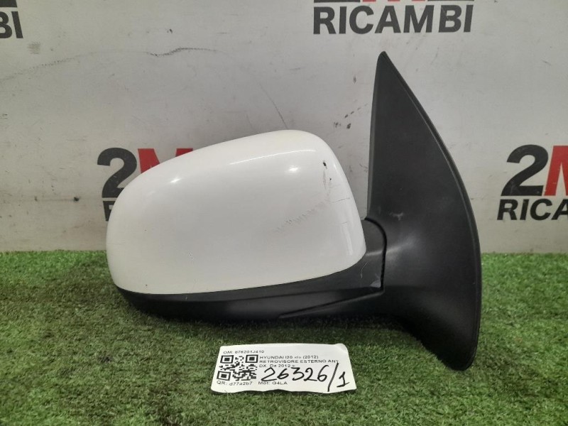 Retrovisore Esterno ANT DX 876201J410 Hyundai I20 I 2012