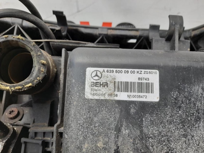 Radiatore Acqua A6395010401 Mercedes VITO W639 2004