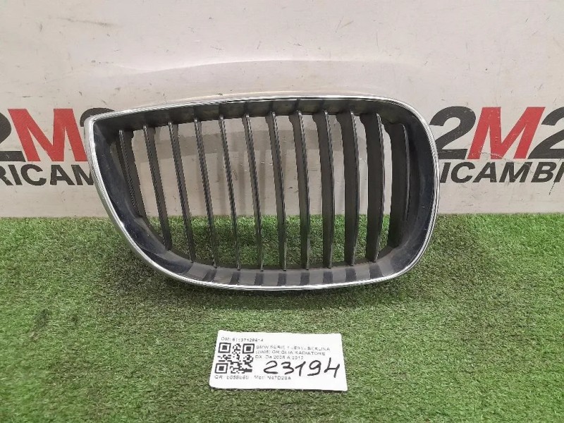 Griglia Radiatore DX 51137128614 Bmw Serie 1 E81 Berlina 2005