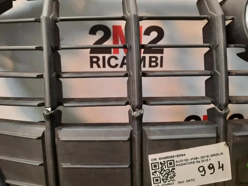 Griglia Radiatore SUP 2018 CREPATA 83A853651BRN4 Audi Q3 F3B 2018
