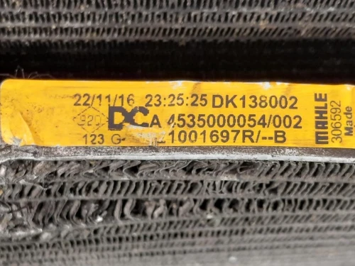 Radiatore Acqua A4535000003 A4535000054 Smart Forfour 453 2015