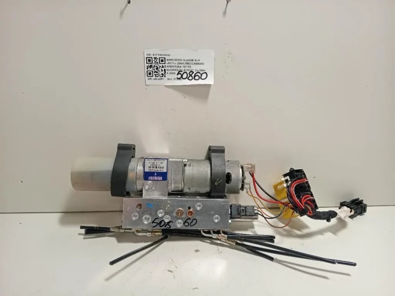 Gruppo Idraulico Apertura Tetto GRUPPO IDRAULICO APERTURA TETTO Mercedes Classe SLK R171 2004