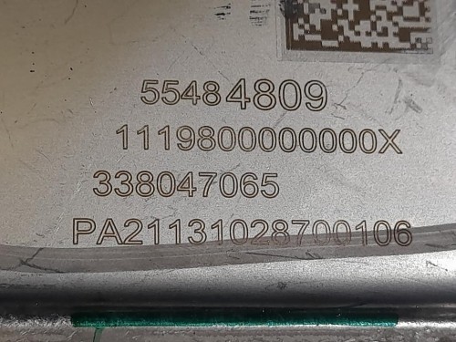 Radiatore EGR 55484809 Opel Astra K 2016