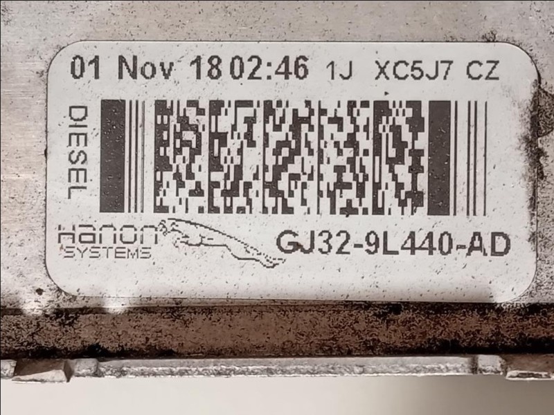 Radiatore Intercooler GJ32-9L440-AD Jaguar E-pace 2017