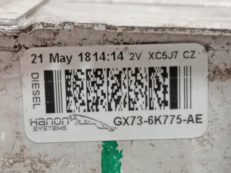 Radiatore Intercooler GX73-6K775-AE Jaguar F-pace 2015