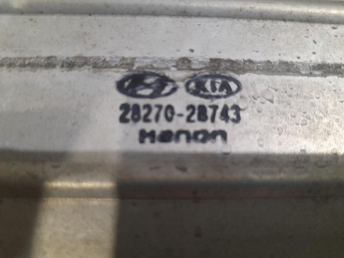 Radiatore Intercooler 282702B743 Kia Sportage IV 2016