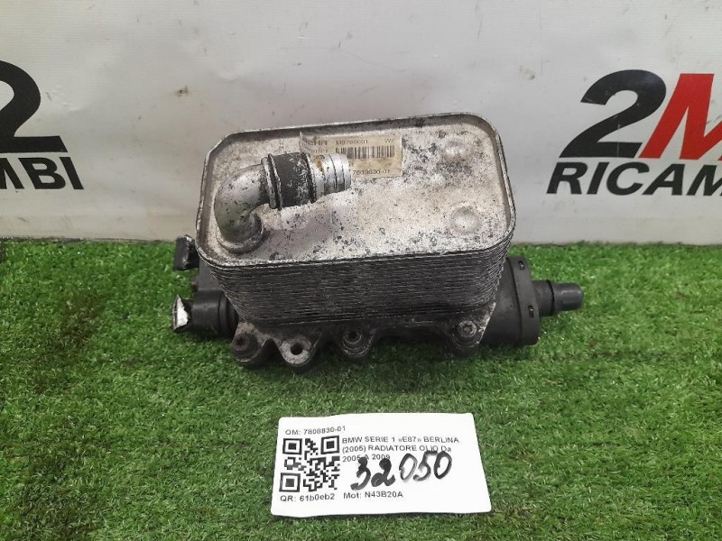 Radiatore OLIO 7808830-01 Bmw Serie 1 E87 Berlina 2005