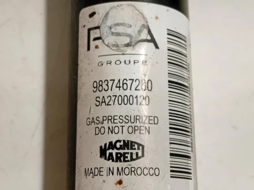 Ammortizzatore POST SX 9837467280 Opel Corsa F 2019