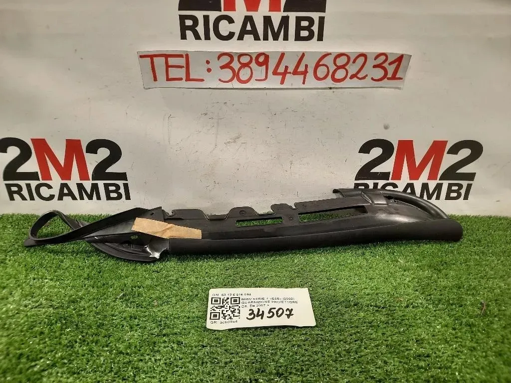 Guarnizione Proiettore DX GUARNIZIONE FARO DX 63 12 6 916 094 Bmw Serie 7 E65 2002