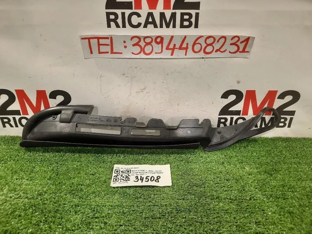 Guarnizione Proiettore SX GUARNIZIONE FARO 63 12 6 916 0943 Bmw Serie 7 E65 2002