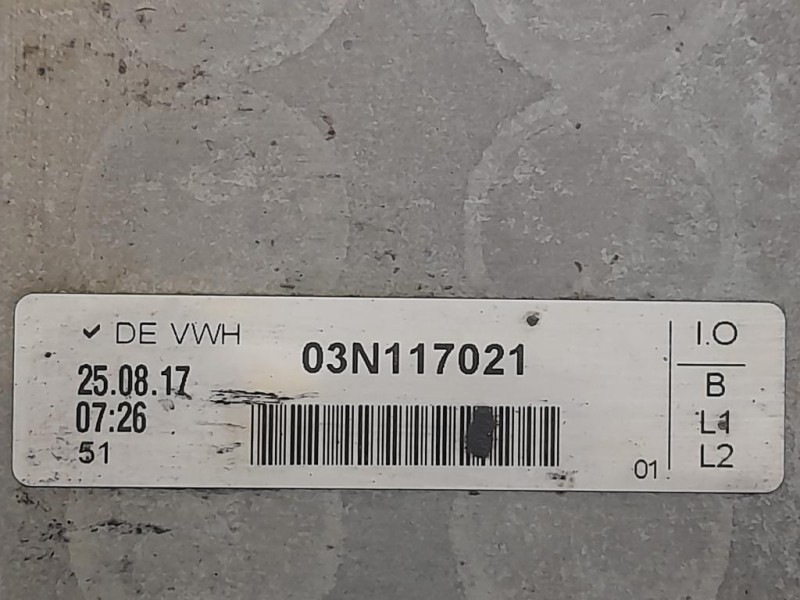 Radiatore OLIO 03N117021 Volkswagen GOLF VII 2013