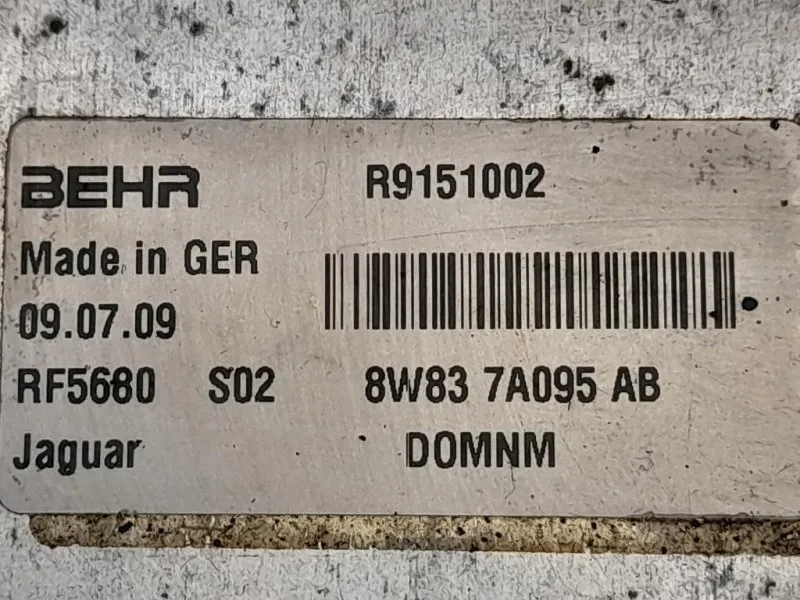 Radiatore OLIO Cambio R9151002 Jaguar XF I 2008