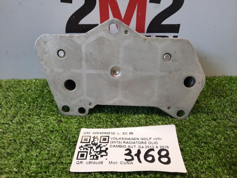 Radiatore OLIO Cambio AUT 02E409061D Volkswagen GOLF VII 2013