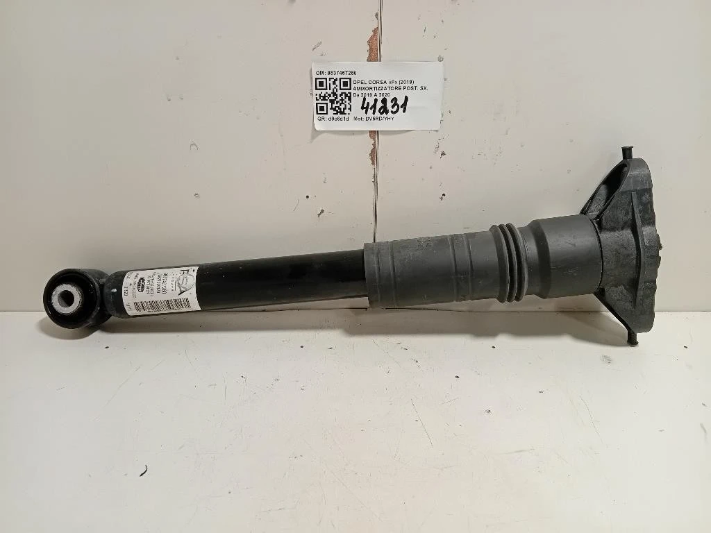 Ammortizzatore POST SX 9837467280 Opel Corsa F 2019
