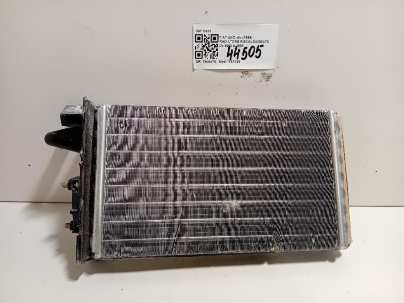 Radiatore Riscaldamento RADIATORE RISCALDAMENTO Fiat UNO II 1989