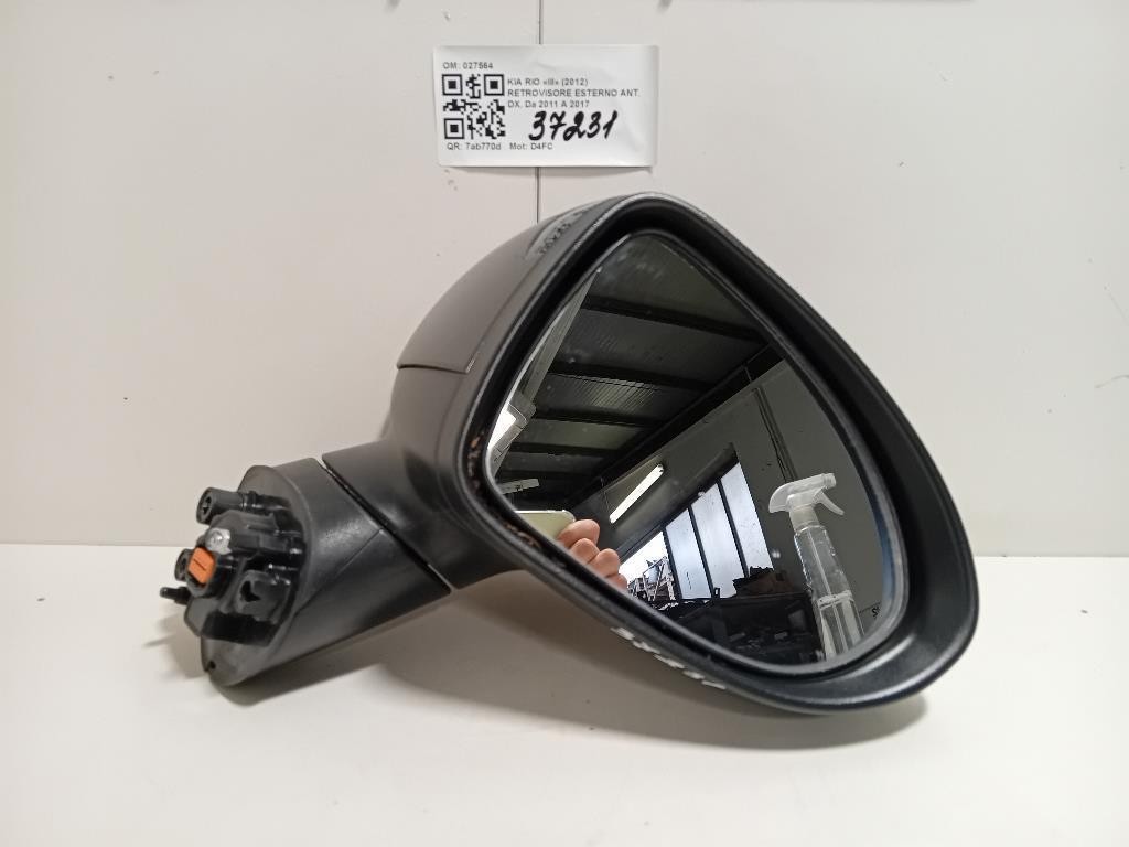 Retrovisore Esterno ANT DX VETRO SPECCHIO Kia RIO III 2012