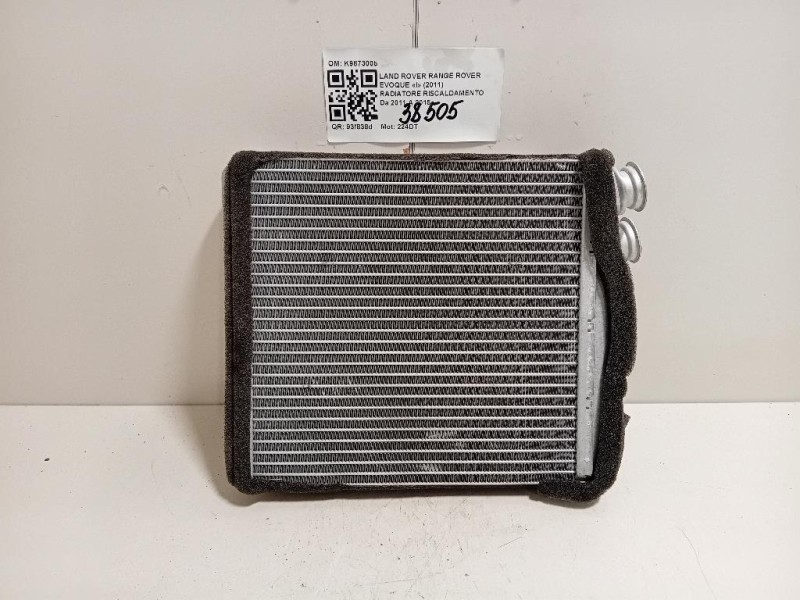 Radiatore Riscaldamento K9873005 Land Rover Range Rover Evoque I 2011