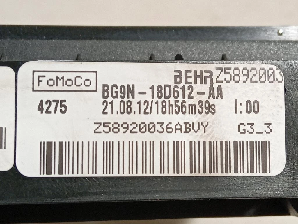 Radiatore Riscaldamento BG9N-18D612-AA Land Rover Range Rover Evoque I 2011