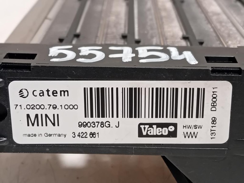 Radiatore Riscaldamento 3422661 Mini MINI Cooper R57 Cabrio 2007