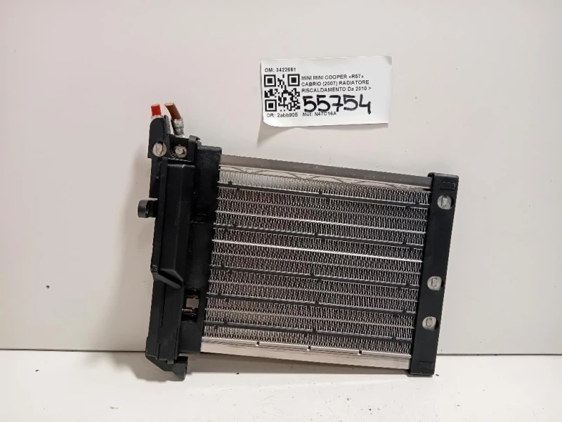 Radiatore Riscaldamento 3422661 Mini MINI Cooper R57 Cabrio 2007