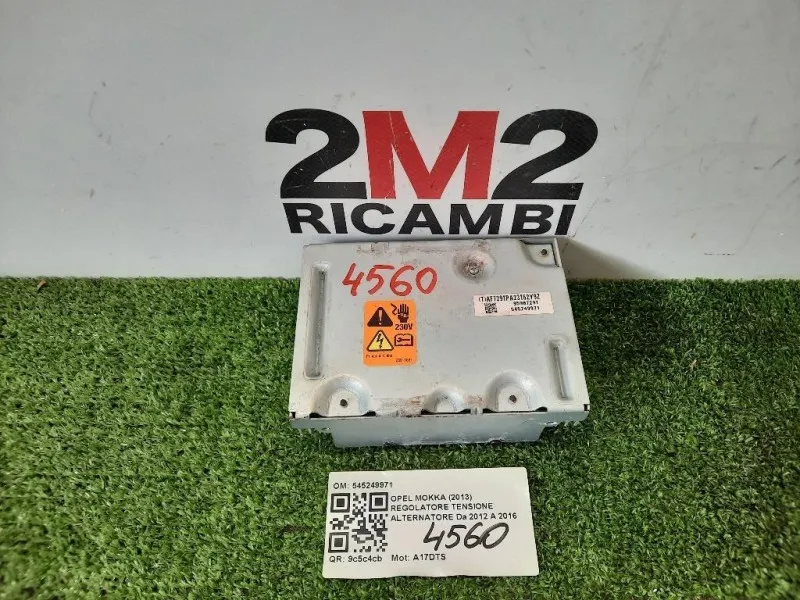 Regolatore Tensione Alternatore 545249971 INVERTITORE POTENZA Opel Mokka 2013