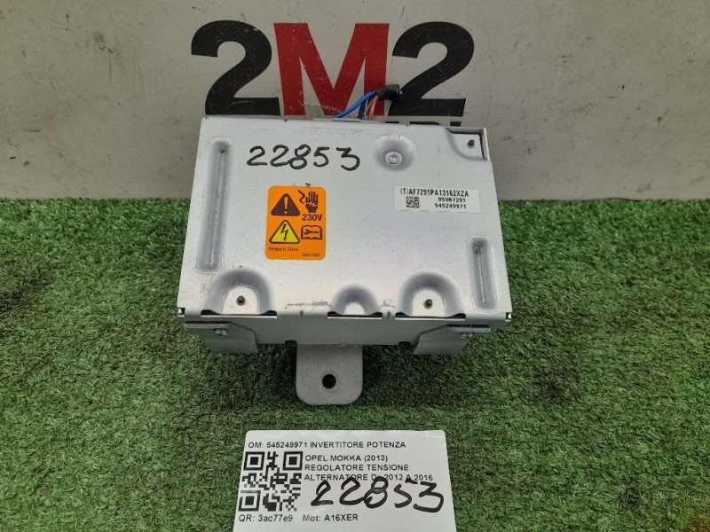 Regolatore Tensione Alternatore 545249971 INVERTITORE POTENZA Opel Mokka 2013