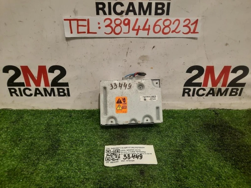 Regolatore Tensione Alternatore 545249971 INVERTITORE POTENZA Opel Mokka 2013