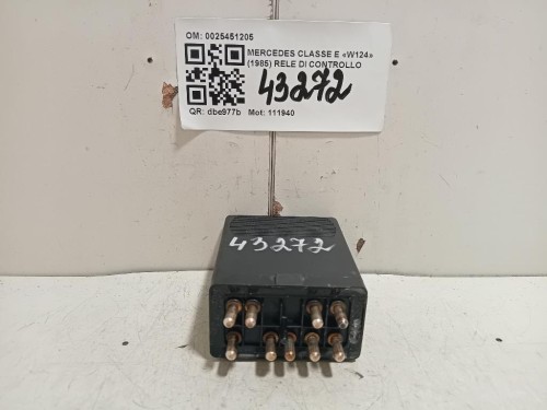 RELE DI Controllo 0025451205 Mercedes Classe E W124 1985