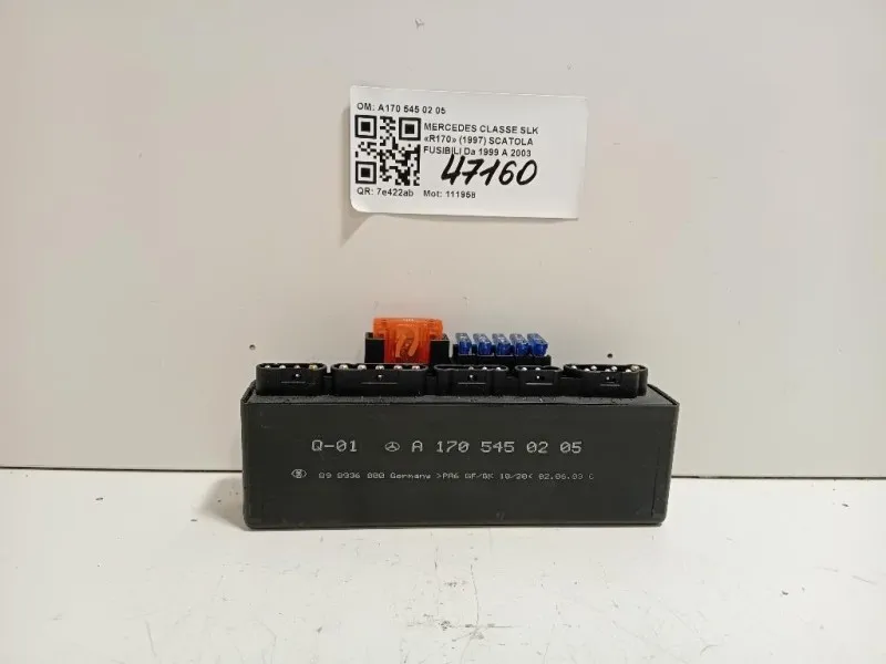 RELE DI Controllo A170 545 02 05 Mercedes Classe SLK R170 1997