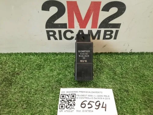 RELE DI Controllo 9640469680 Peugeot 3008 I 2009