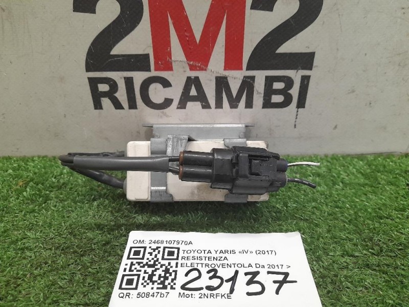 Resistenza Elettroventola 2468107970A Toyota Yaris IV 2017