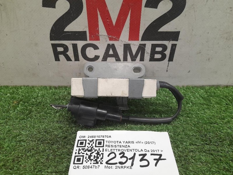 Resistenza Elettroventola 2468107970A Toyota Yaris IV 2017