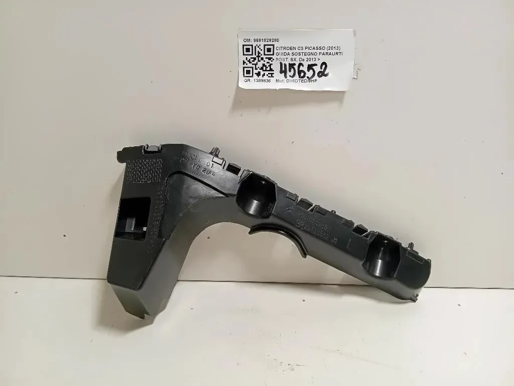 Guida Sostegno Paraurti POST SX 9681828280 Citroen C3 Picasso 2013