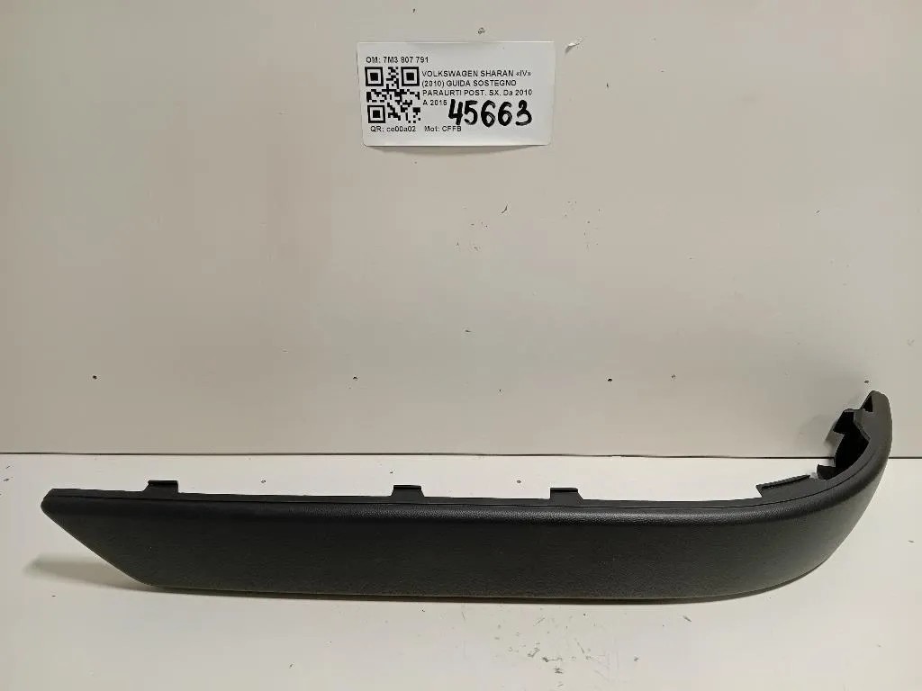 Guida Sostegno Paraurti POST SX 7M3 807 791 Volkswagen Sharan IV 2010