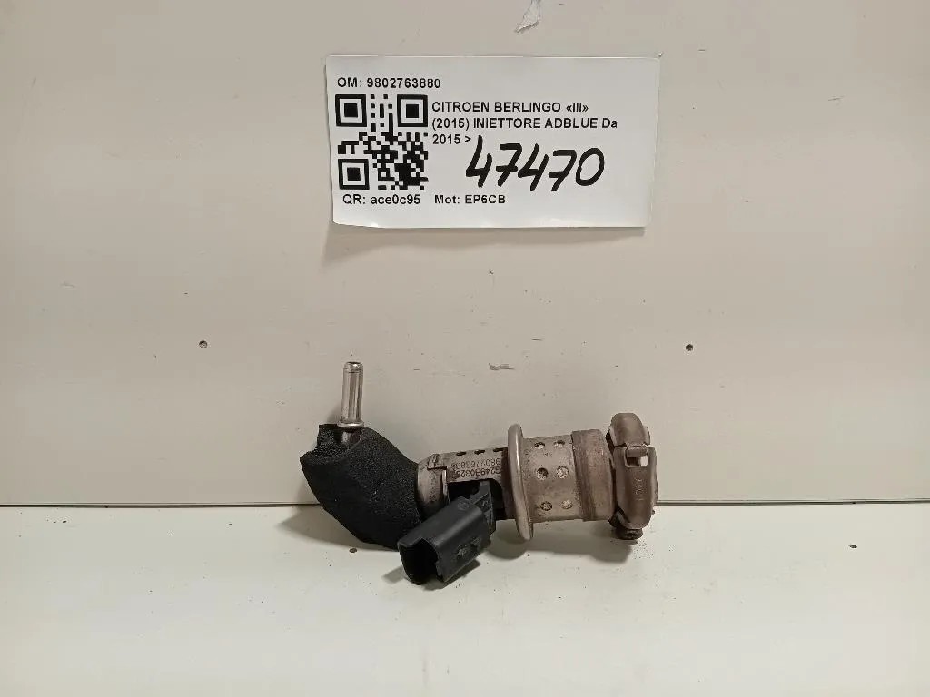 Iniettore Adblue 9802763880 Citroen Berlingo III 2015