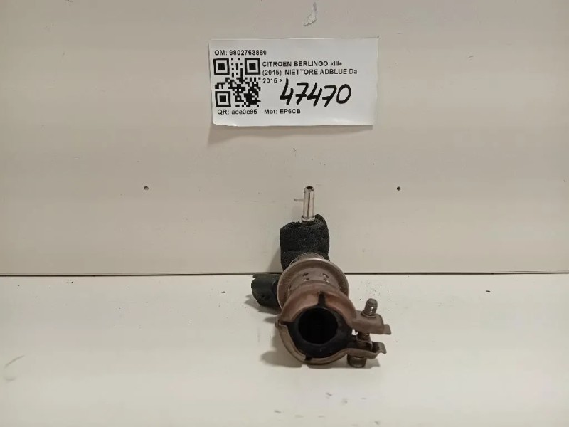 Iniettore Adblue 9802763880 Citroen Berlingo III 2015