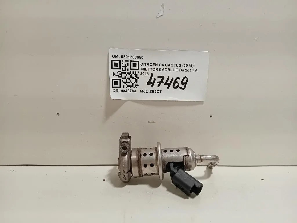 Iniettore Adblue 9801266680 Citroen C4 Cactus 2014