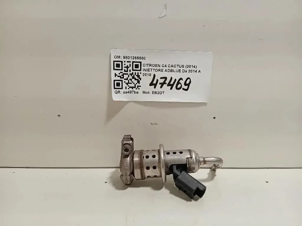 Iniettore Adblue 9801266680 Citroen C4 Cactus 2014