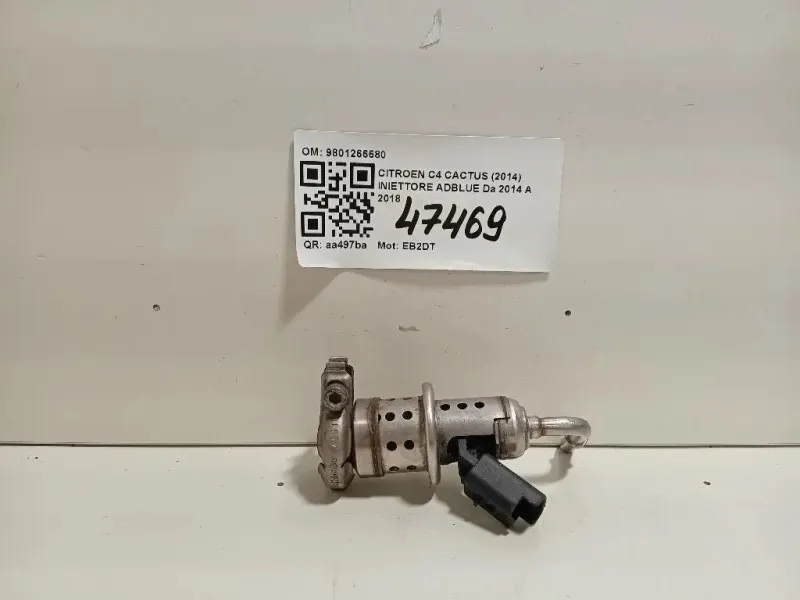 Iniettore Adblue 9801266680 Citroen C4 Cactus 2014